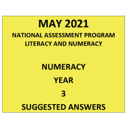 2021 ACARA NAPLAN Numeracy Answers Year 3